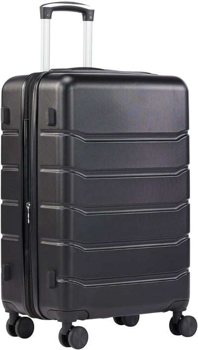 Carry on Luggage, Hard Shell ABS Suitcase with Double Spinner Wheels, Lightweight Expandable Rolling Suit Case with