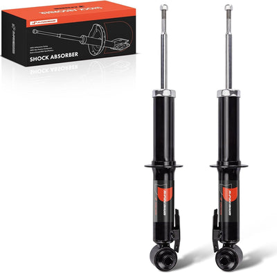 A-Premium Rear Bare Struts w/o Coil Spring, Set of 2 - Compatible with Mini