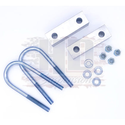 3" Rear Drop Kit for 1960-1972 Chevy C10 C20 C30 K5 Blazer Suburban – Solid Aluminum Lowering Blocks, Heavy Duty