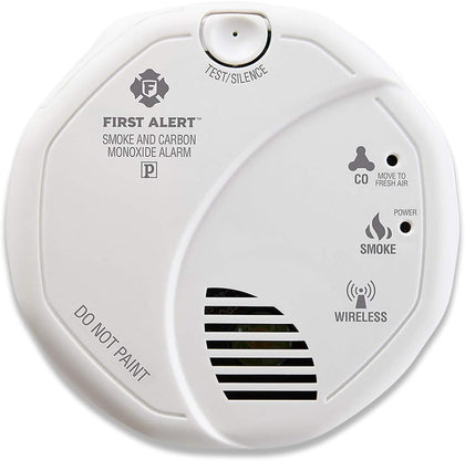 1044817 Wireless Smoke & Carbon Monoxide Alarm Works With ZWAVE & Ring