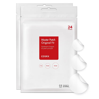 Acne Pimple Patches Absorbing Hydrocolloid Spot, 3 Size (48 Count) | Pimple Stickers for Blemishes and Zits Cover