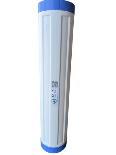 4.5" x 20" Refillable Well Water Filter - for Iron, Sulfur and Chlorine Reduction | KDF 85 + KDF 55 + Activated