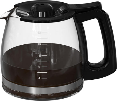 12 Cup Coffee Maker Carafe Replacement Pot Compatible with Hamilton Beach Flexbrew Models: 49902, 49915, 49905C