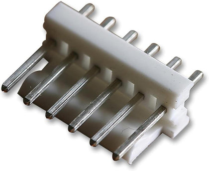 TE Connectivity - 640456-6 - Pin Header, Wire-to-Board, 2.54 mm, 1 Rows, 6 Contacts, Through Hole Straight, MTA-100