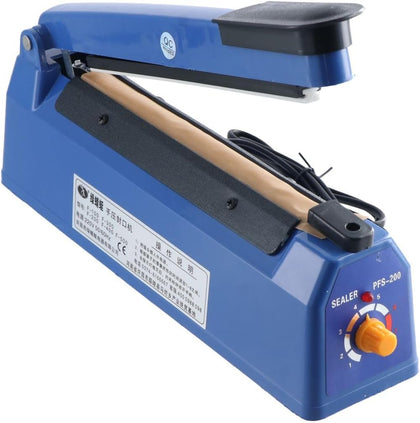 Impulse Heat Sealer,12IN Impulse Bag Sealer,Manual Poly Bag Sealing Machine,Bag Sealer Heat Seal Machine, for
