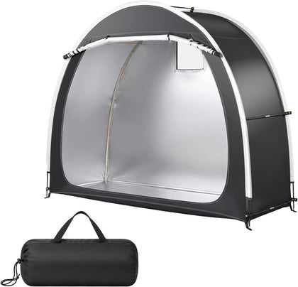 Bike Storage Shed Tent for 2-3 Bikes, Outdoor Portable Bicycle Storage Shed with Carry Bag, Waterproof Bike Tent for
