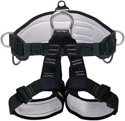 Thicken Climbing Harness, Protect Waist Safety Harness Gear, Wider Half Body Harness for Roofing Fire Rescuing Rock