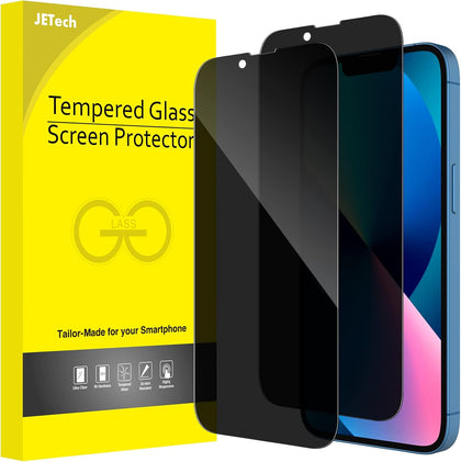 Privacy Full Coverage Screen Protector for iPhone 17e (2026) / iPhone 16e / iPhone 13/13 Pro, Anti-Spy Tempered Glass