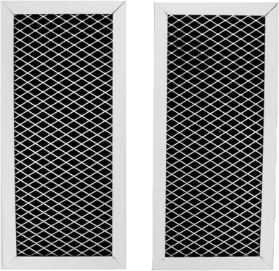 2 Pack DE63-30016G Microwave Charcoal Filter for Samsung GE Grill Microwave Oven, Replaces WB02X10956, JX81H, WB02X11544, DE63-30016A, DE63-30016G, DE63-00367H, 4864753, DE63-00367D