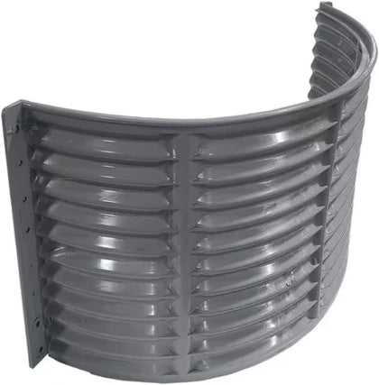 Round Plastic Egress Window Well Cover, 37 Inch Diameter x 24 Inch Height