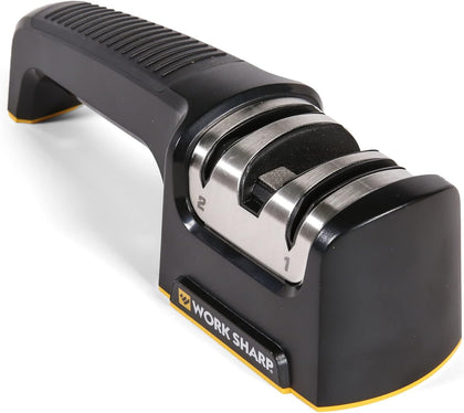 Pull Through Kitchen Knife Sharpener - Compact - Chef, Scissor, Paring, & Serrated Knives