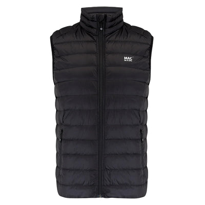 Alpine Men’s Packable Insulated Down Vest, Black, M