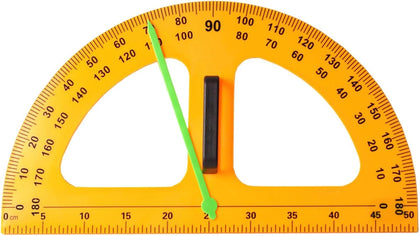 Large Teaching Protractor - Large Classroom Protractor | Digital Design Math Teaching Protractor | Oversized Teaching