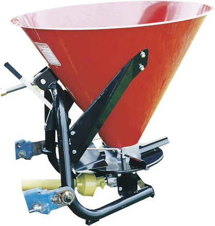 Farm Star 3-Pt. Spreader with Gearbox and PTO Driveline - Category 0-1, 500-Lb. Capacity