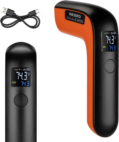 Rechargeable Infrared Thermometer Gun for Cooking, Laser Temperature Gun
