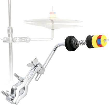 Hi-hat Cymbal Clamp Cymbal Stand Arm for Drum Set L-Shaped Cymbal Clamp,Adjustable Cymbal Arm for 15-28mm Cymbal
