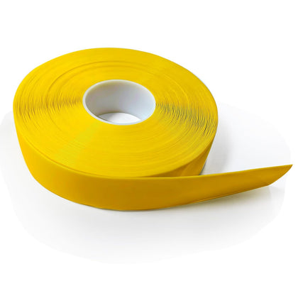 Yellow Floor Marking Tape,1.1mm Thick x 100 ft Long x 2 in Wide,Heavy Duty PVC Safety Tape for Warehouses, Storage &