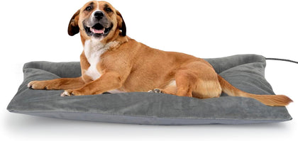Outdoor Dog Heating Pad, 35.4" x 23.6", 80W, Grey