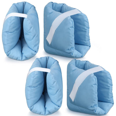 4 Pcs Heel Protectors for Pressure Sore Heel Cushions, Light Blue