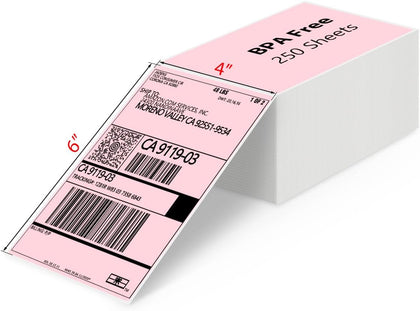 4X6 Thermal Direct Shipping Label Compatible with JADENS MUNBYN, IDPRT, Rollo, Postage Label Paper for Small