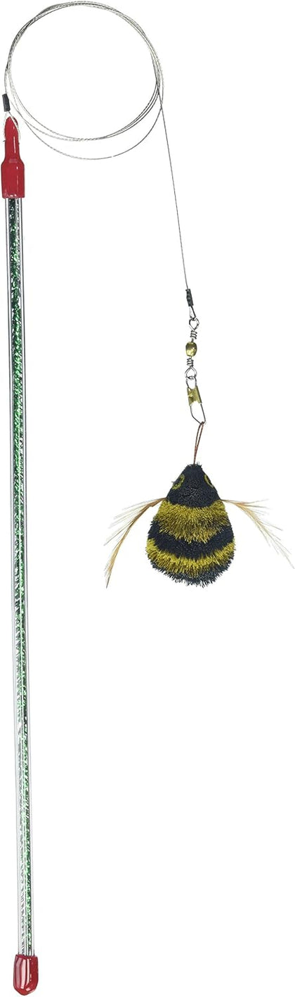 Cat Catcher Da Bee Cat Toy, Handmade in The USA (1 Bee)