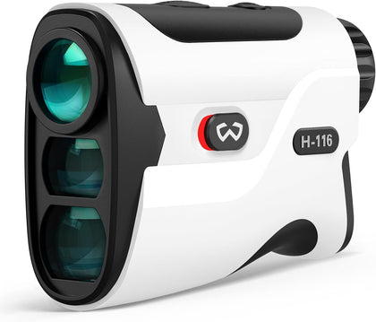 Golf Rangefinder with Slope - 1200/1500 Yards Range Finder Golf with Magnetic Strap, Flag Pole Locking Vibration, 6X