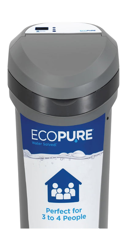 EPS120 Whole House Water Softener for Medium Households (3-4 People) – AutoSense AI Efficiency Compact Cabinet Design