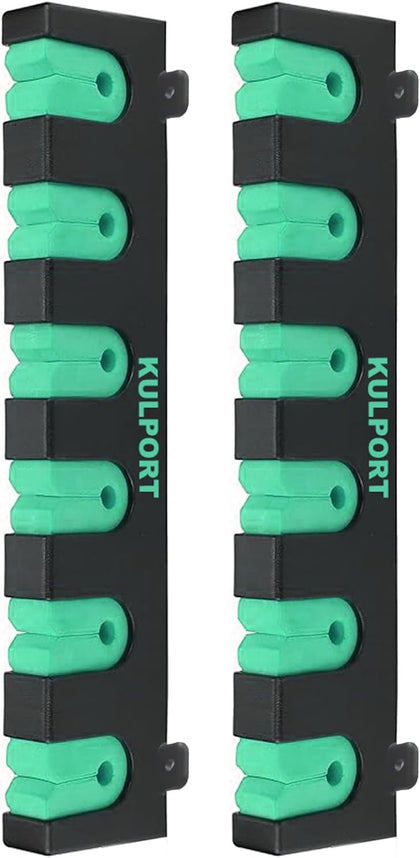 Fishing Rod Rack Holders Wall-Mounted Fishing Pole Holder & Rack, Fishing Pole Holders for Garage & Boat 6-Rod
