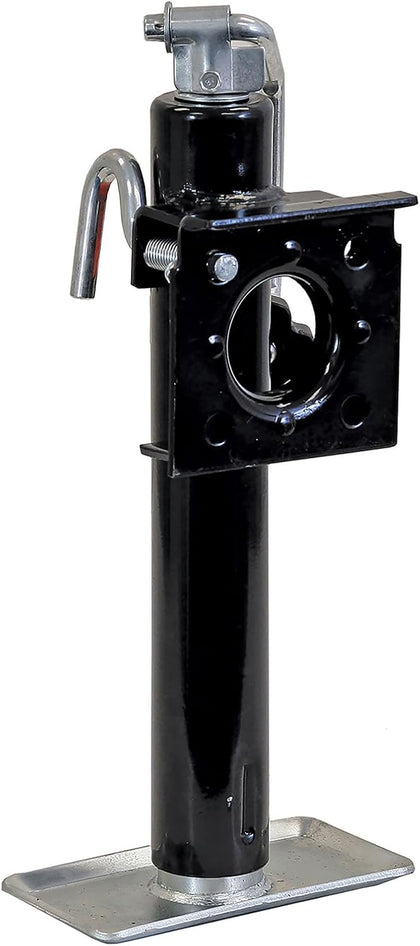 Buyers Products 0091225 Top Wind Swivel Jack, 2000lb Capacity, Welds On to Trailer Tongue, 14.25" Retracted, 29.25"