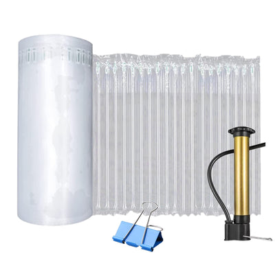 Bubble Cushioning wrap Roll Packing - Inflatable Packing Material, Large Bubble Roll Wrap with Free Pump, Large air