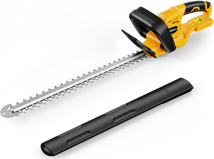 Hedge Trimmer Cordless Compatible with Dewalt 20V MAX Battery | 22" Electric Hedge Trimmer Cordless, Battery Powered