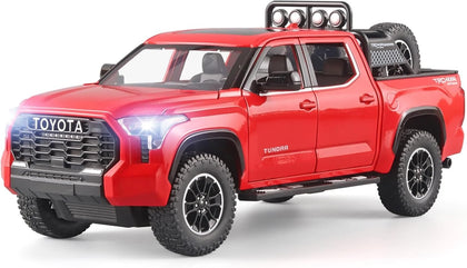 Toy Trucks for Boys 1/24 Compatible with Toyota Tundra | Diecast Metal Model Toy Pickup Truck Pull Back Car Model
