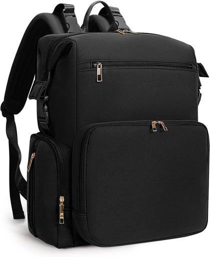 Neoprene Diaper Bag Backpack with Changing Pad, Large Newborn Baby Maternity Bags Travel Tote with Insulated Pockets