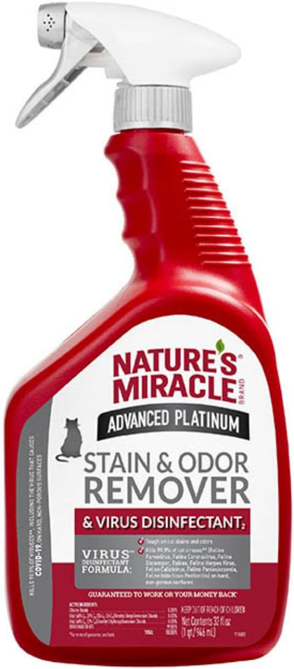 Advanced Platinum Cat Stain & Odor Remover, 32 oz