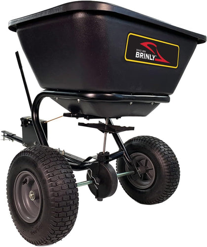 BS26BH-A Tow Behind Broadcast Spreader with Universal Hitch, 125 lb. - Flat Black