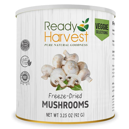 Freeze-Dried Mushroom for Emergency Food Supply | Camper Must-Haves Camping Essentials | Hurricane Preparedness