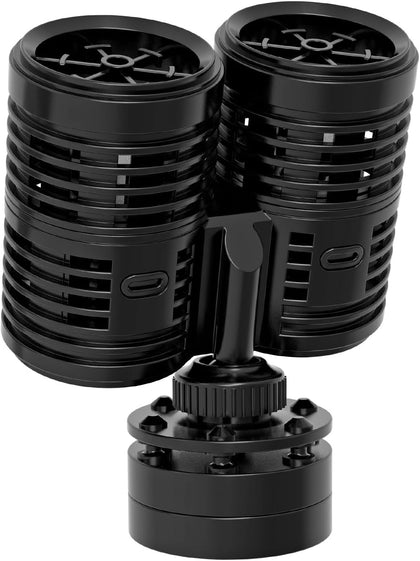 1585GPH Aquarium Wave Maker, Submersible Circulation Pump with Magnetic Mount for 40-80 Gallon Fish Tanks, Dual