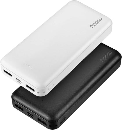 Portable Charger, 2-Pack 20000mAh Battery Pack PD 22.5W USB Output Ports and Type C Fast in&Out Travel Fast Charging