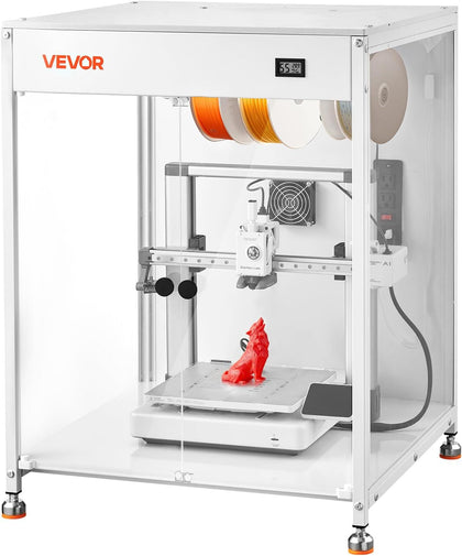3D Printer Enclosure with Ventilation, Dustproof Waterproof Transparent Acrylic 3D Printer Tent, Constant Temperature