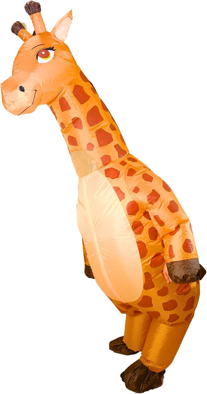 Inflatable Costume Adult, Blow Up Giraffe Costume for Halloween Inflatables Cosplay Party