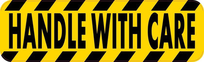 Handle with Care Vinyl Sticker, 10 inches by 3 inches