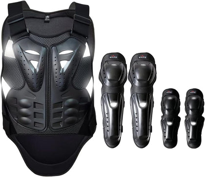 Motorcycle Accessories , Elbow Knee Pads and Chest Protector Motocross Gear for Men and Women, Dirt Bike Gear Cycling