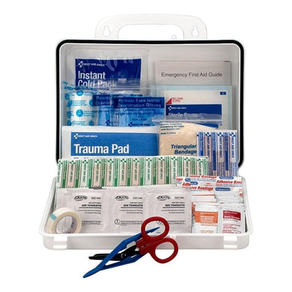 OSHA Compliant 25-Person Contractor's First Aid Kit for Construction Sites, Work Vehicles, Office, Home Renovation