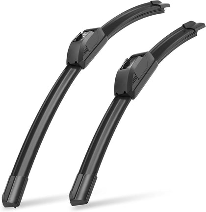 22"+19" Windshield Wiper Blades Replacement for Ford Focus 2000-2011 Chevrolet Colorado 2004-2012 Cadillac CTS