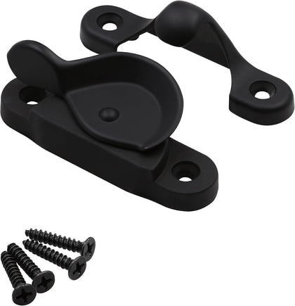 F 26208 Diecast Cam Action Window Sash Lock with Alignment Lugs, Mounting Holes 1-3/4 in. on Center, Matte Black