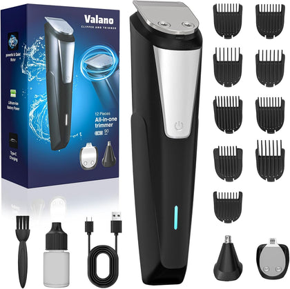 Beard Trimmer Hair Clippers for Men All-in-One Self-Sharpening Electric Men's Cordless Rechargeable Mustache Grooming