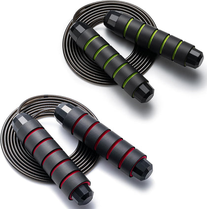Jump Rope, Adjustable Jump Ropes,Skipping Rope Tangle-Free Rapid Speed with Ball Bearings for Women Men Kids,Exercise
