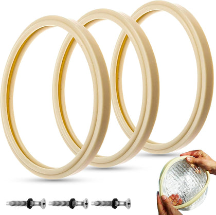 AR-PRO 8 3/8" Pool Light Lens Gasket - Exact Replacements for Pentair Part Numbers 79101600Z and 79104800 - Works with Pentair IntelliBrite, AmerLite, and SAM Amerlite Lights,Set of 3