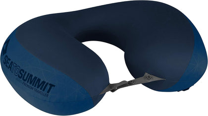Aeros Premium Traveller Inflatable Neck Pillow, Navy Blue
