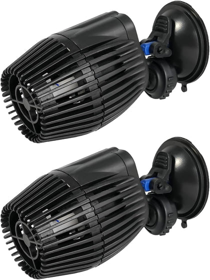 2 Pack Aquarium Circulation Pump,800 GPH Fish Tank Powerhead, Saltwater Wave Maker, Submersible Water Pump with